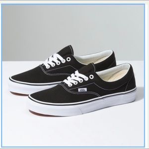 Vans Era shoes, black, SZ 12, NWT
